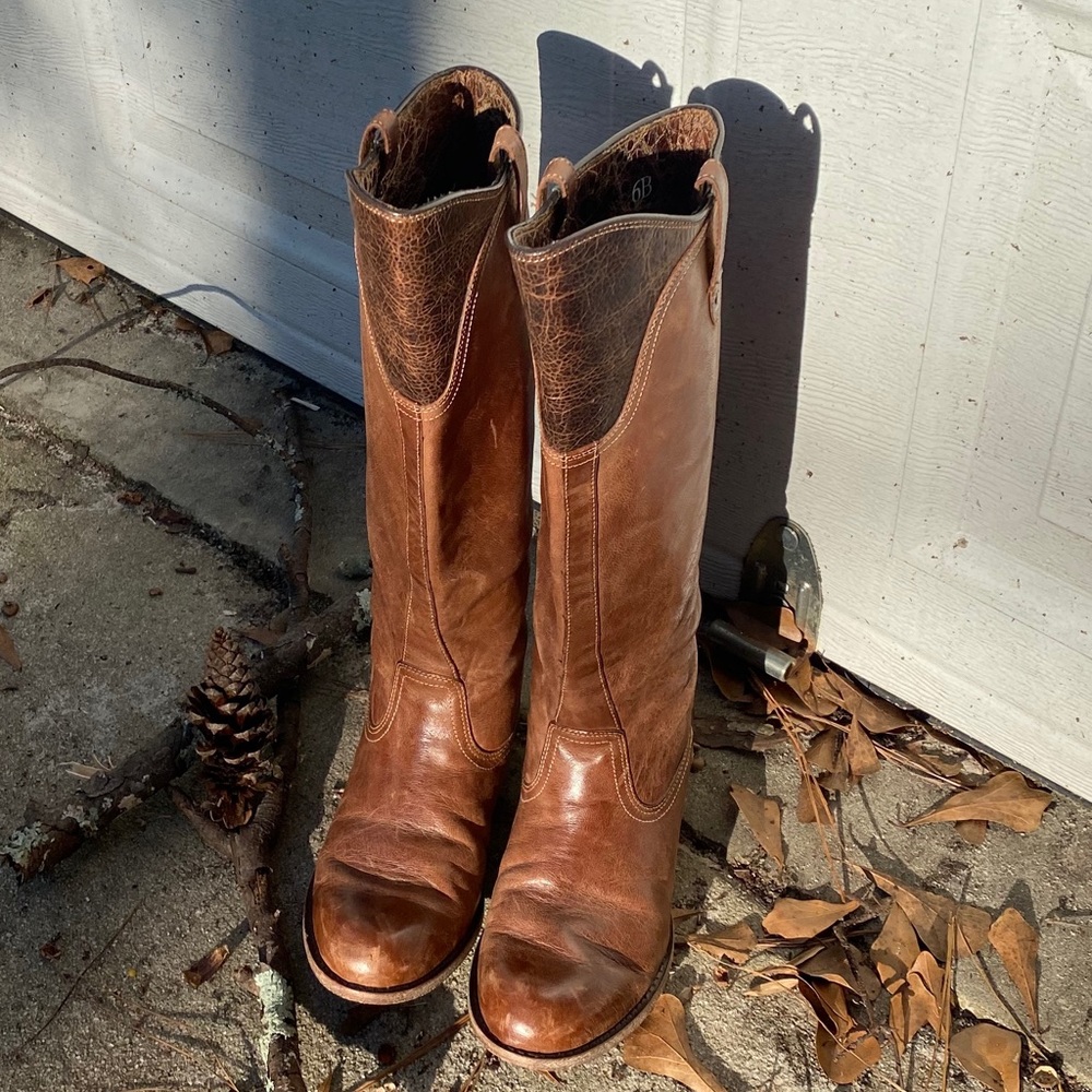 Ariat leather tall Paragon style riding boot